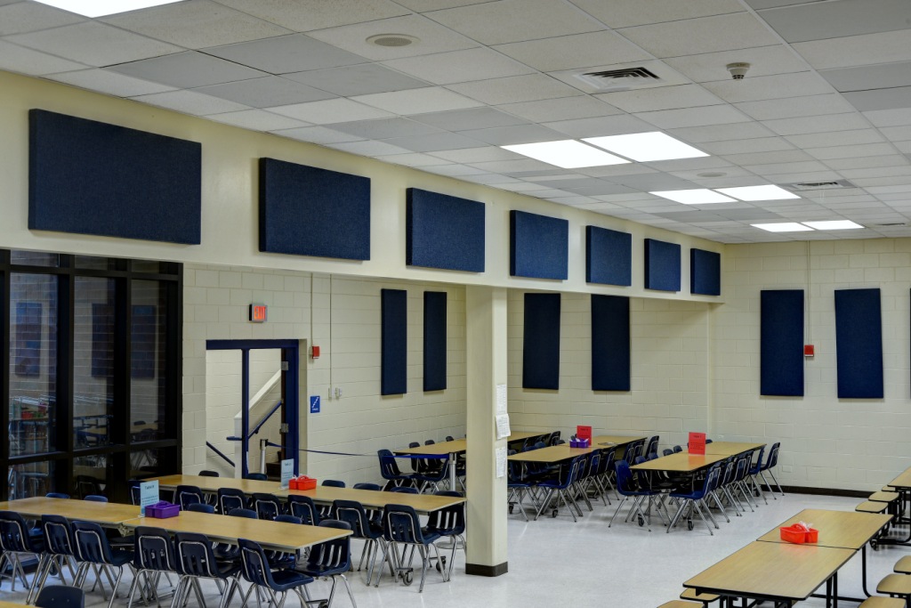 acoustic panels school cafeteria
