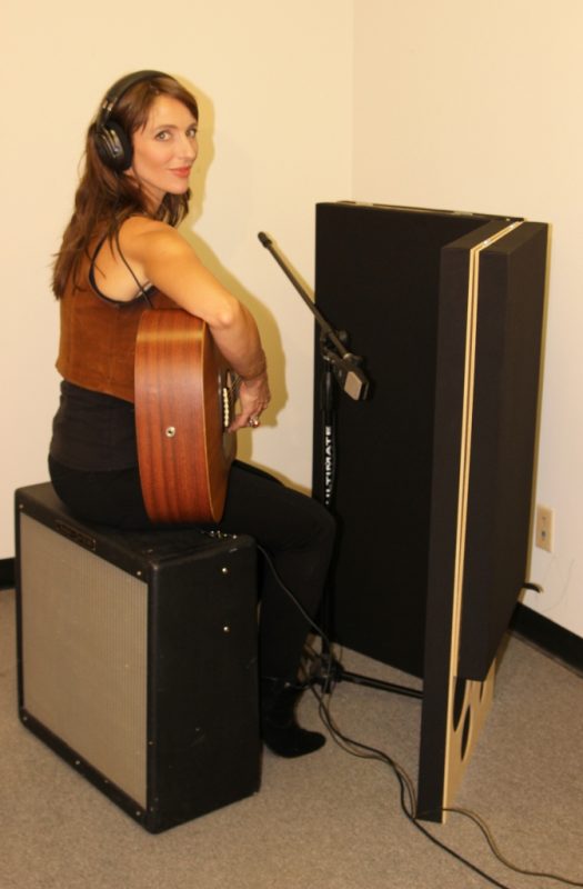 pib portable isolation booth guitar