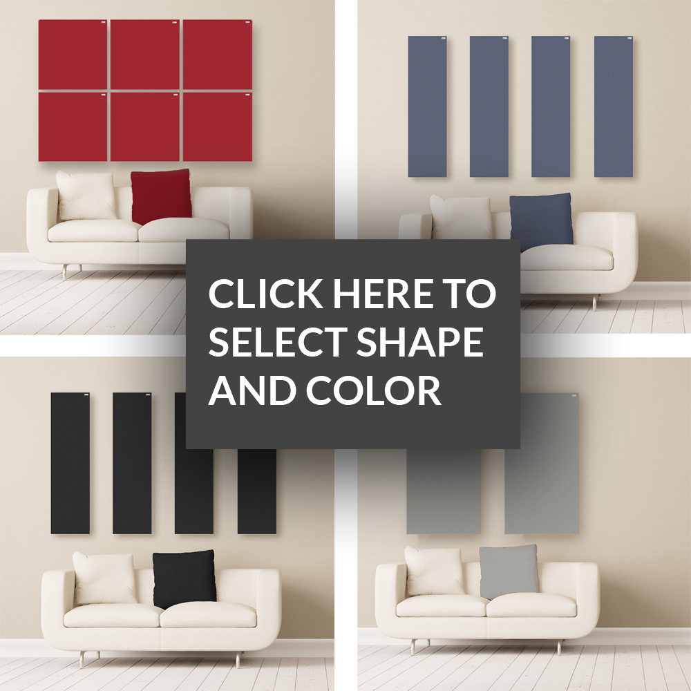 GIK Acoustics Choose your color and shape acoustic panels